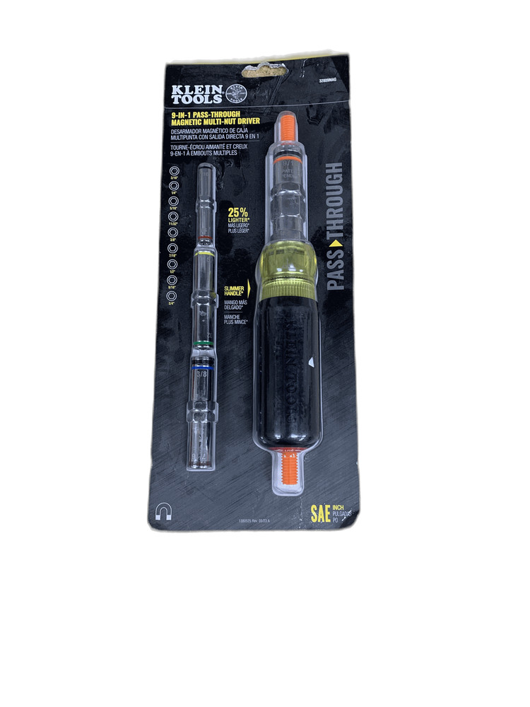 Klein Tools 9-in-1 Pass-Through Multi Nut Driver