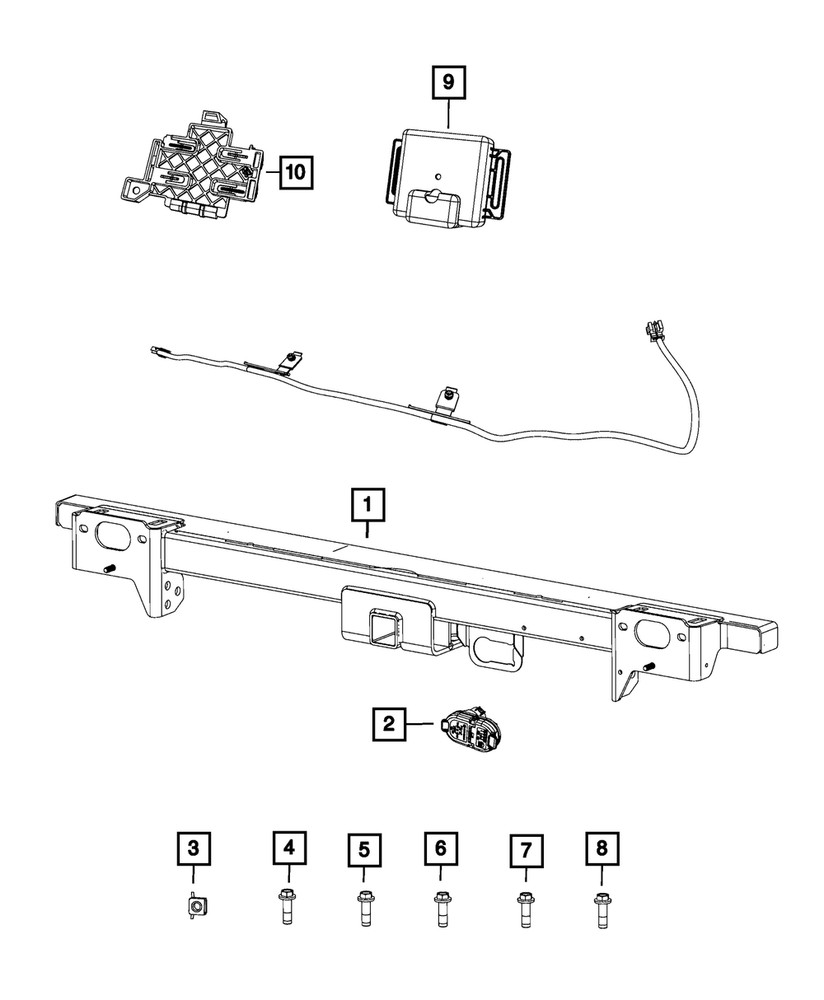 Genuine Mopar Hex Head Screw 06513053AA