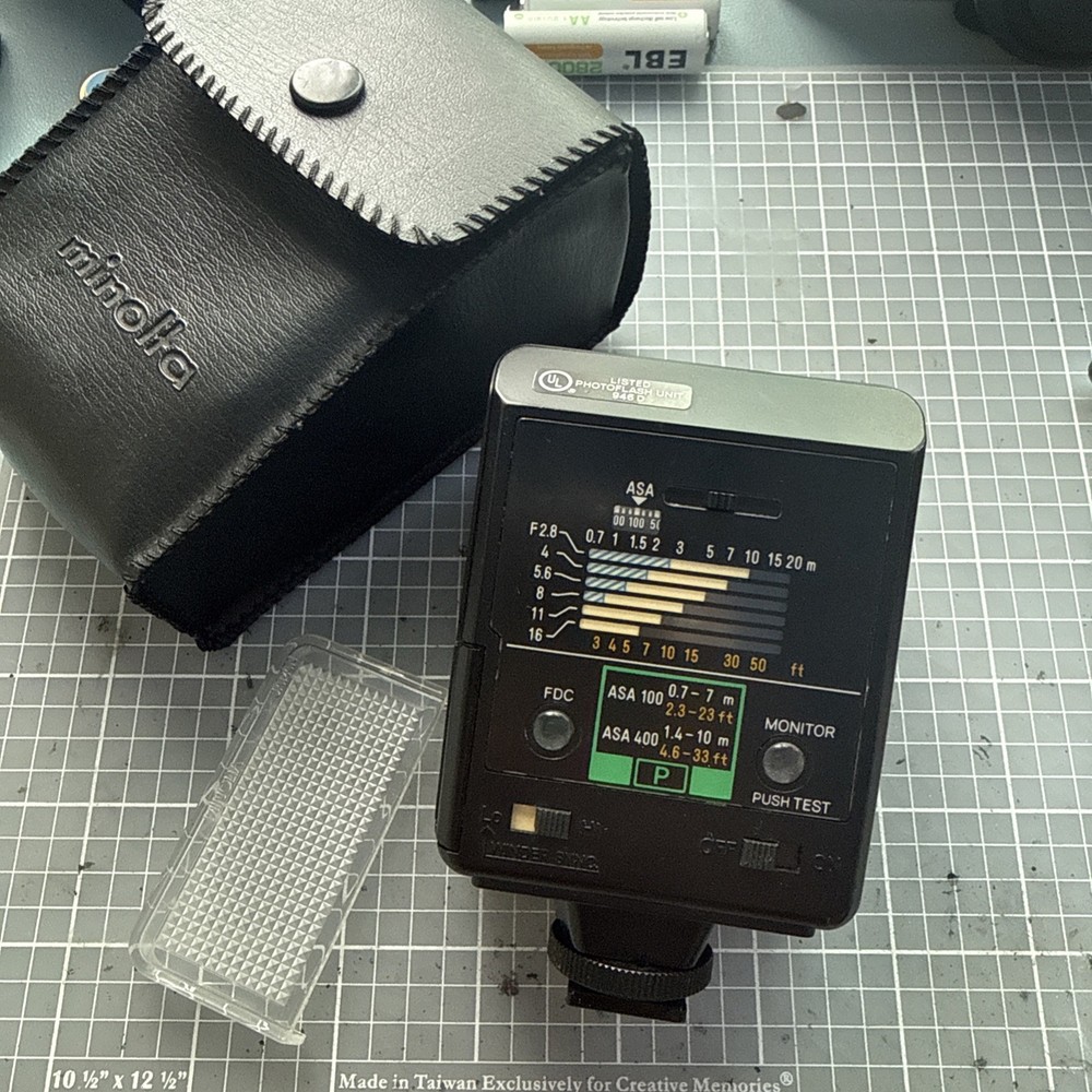 EX Konica Minolta Auto Electroflash 280PX Shoe Mount Flash - Tested