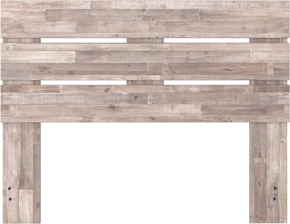 Neilsville Butcher Block Panel Headboard, Queen, Beige