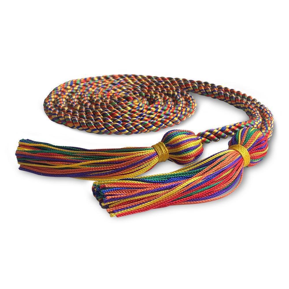 Endea Graduation Single Honor Cord Rainbow