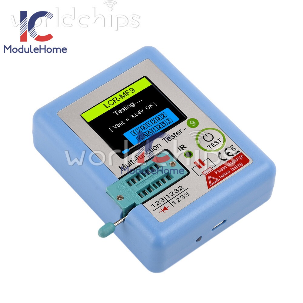 MF9 High Precision Transistor Tester Diode Triode NPN PNP MOSFET Rechargeable