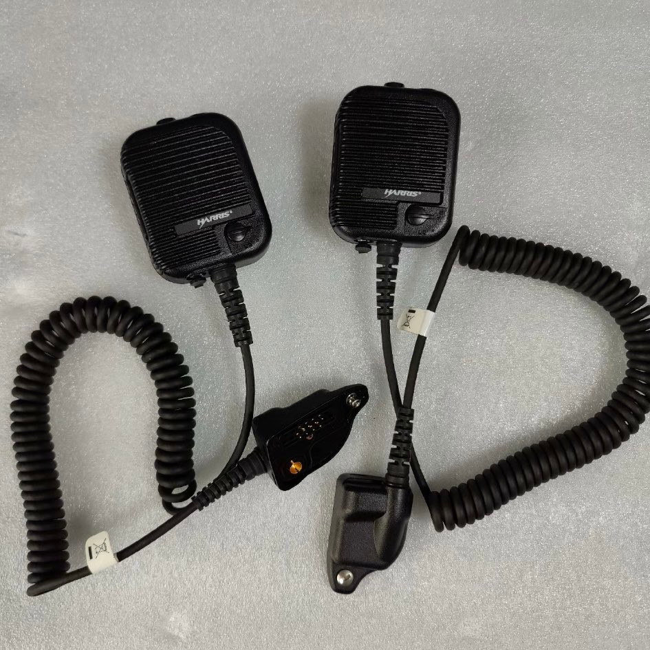 USED HARRIS intercom radio microphone speaker
