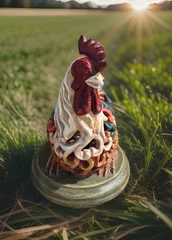 Rooster Lamp/Night Light 7”x 7” Electric
