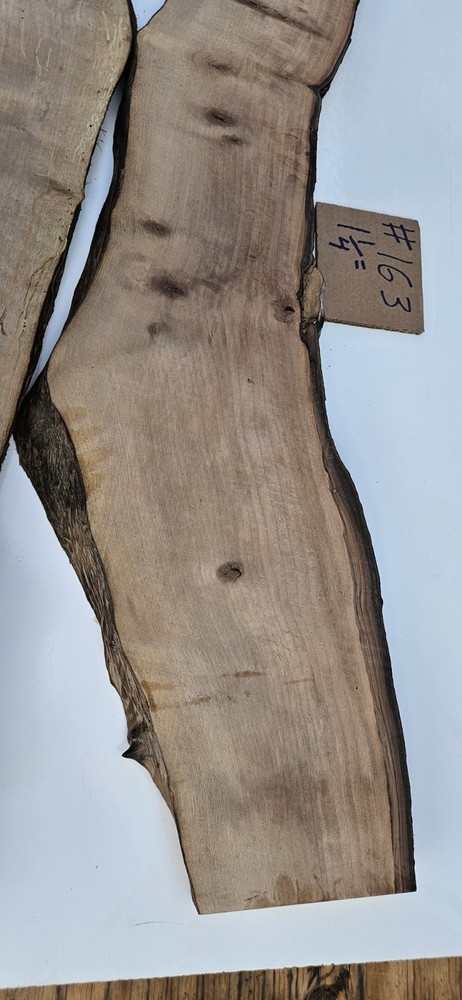 Bastogne Walnut Slabs Bookmatch (2) Live Edge