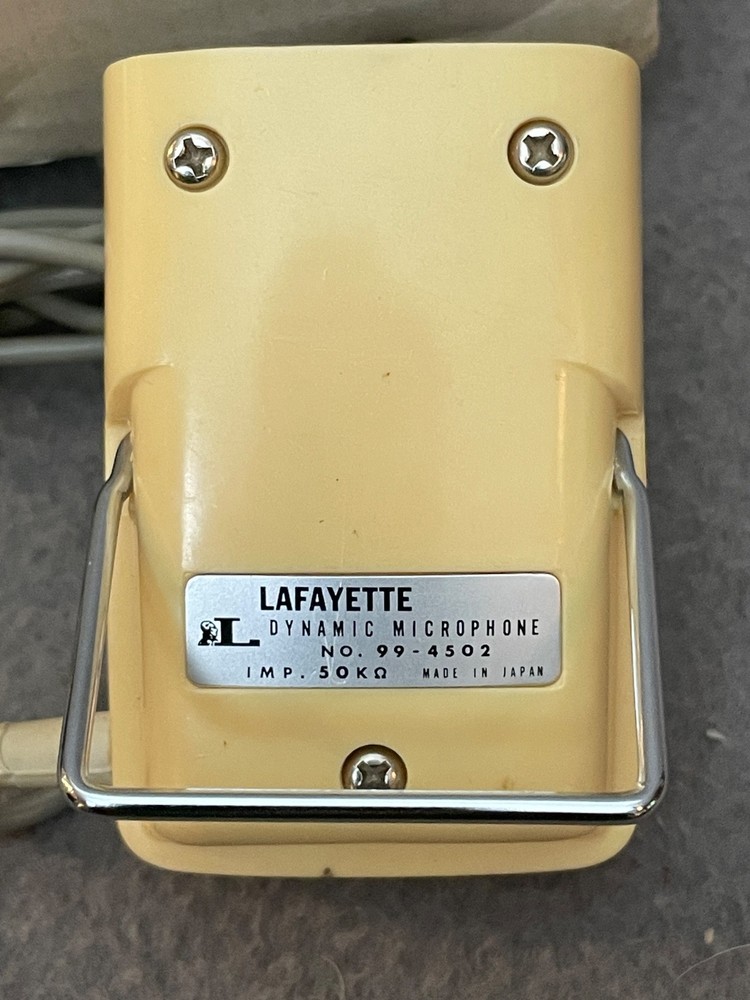 Vintage Lafayette Dynamic Microphone 99-4502 in Box