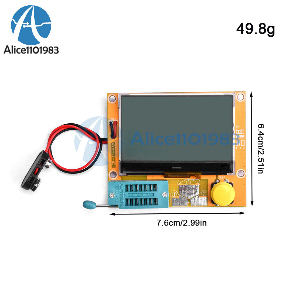 LCR-T4 ESR Meter Transistor Tester Diode Triode Capacitance SCR Inductance