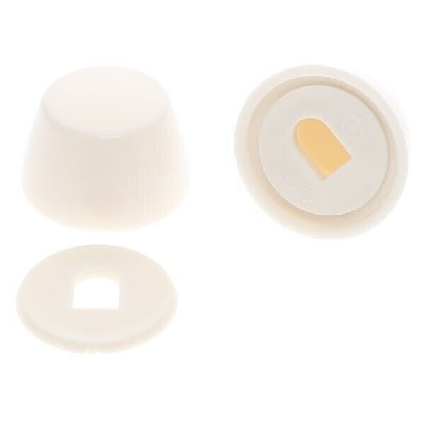 Briggs White Bolt Caps