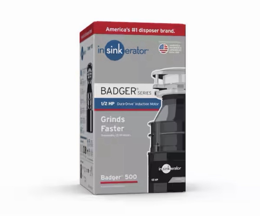 InSinkErator Standard Series Badger 50 1/2 HP Garbage Disposal Kitchen