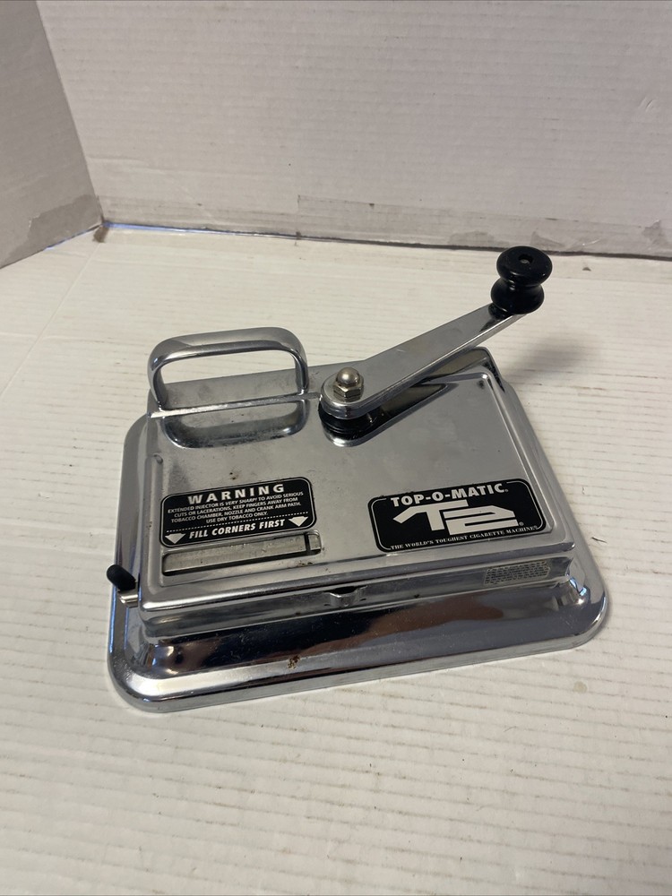 Used Top-O-Matic T2 Cigarette Manual Home Tabletop Rolling Machine