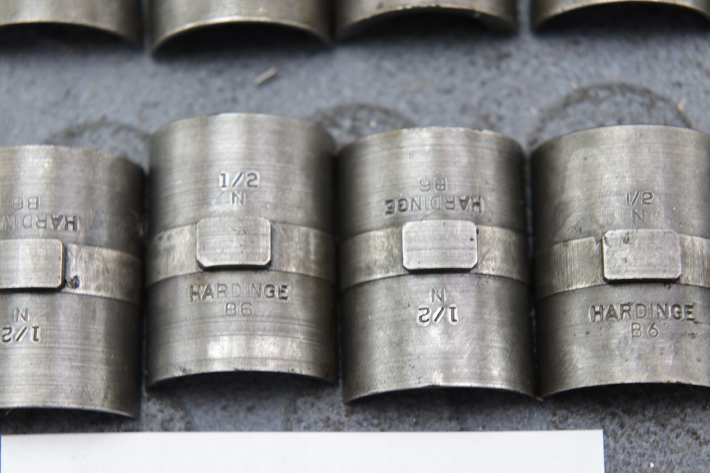 HARDINGE ( 1/2'' SQUARE ) B6 COLLET PADS READ DESCRIPTION ! LOC5721