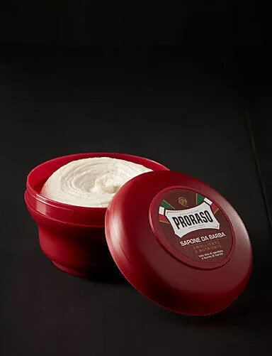 6 Pack Proraso Shaving Soap Bowls - Red
