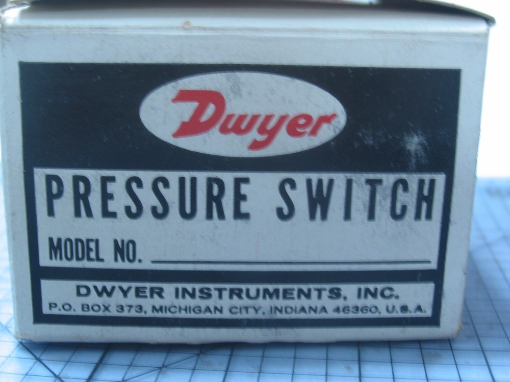 Pneumatic Pressure Switch ( DWYER #1910) Series 1900