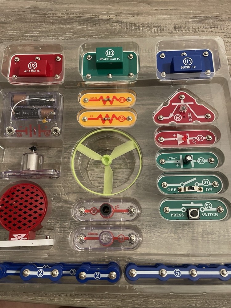 Snap Circuits Skill Builder Educational Set, 125 Projects, SB-125