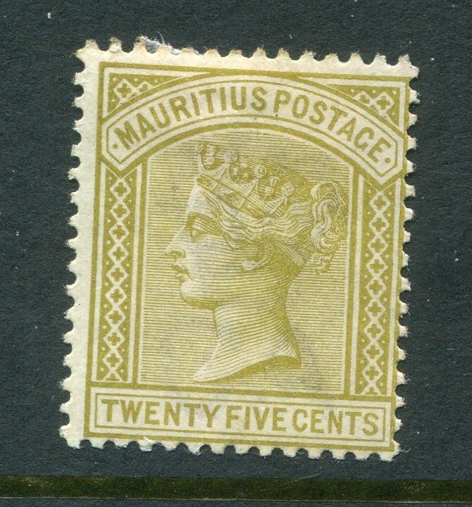 Mauritius #74 Victoria 25 C. [Mint Hinged]