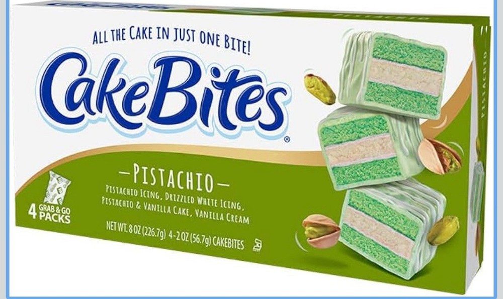 CakeBites Pistachio, 4-2OZ Grab & Go packs (8 OZ Box)