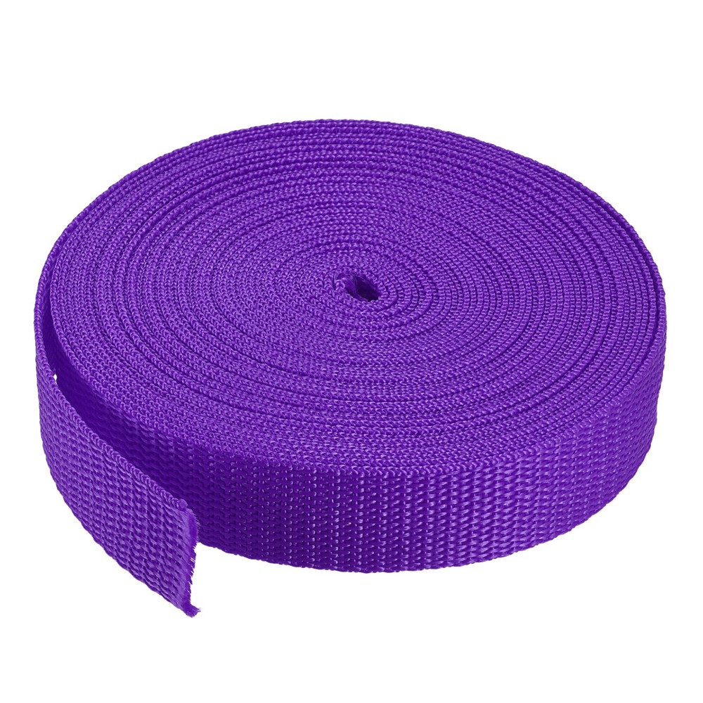 Lightweight Polypropylene Webbing Strap 1" 10 Yards Dark Purple Strapping
