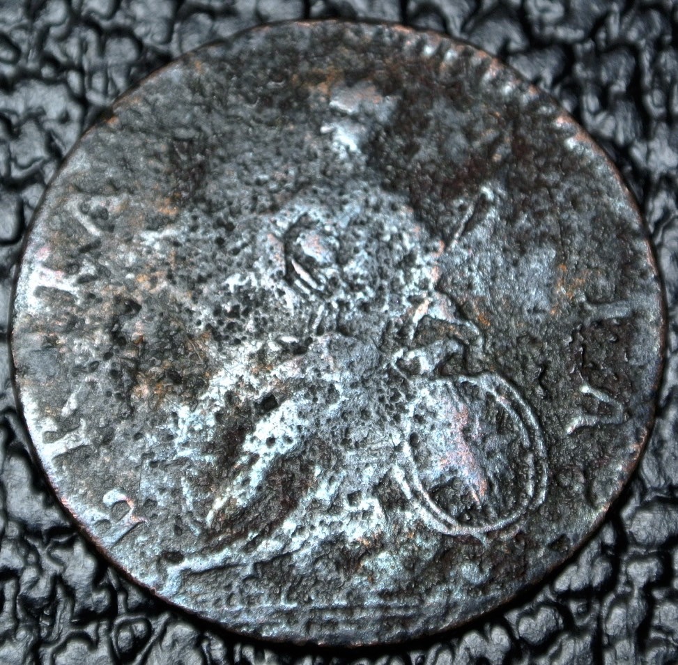 US POST-COLONIAL - NON REGAL HALF PENNY - 177?