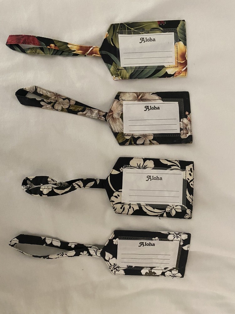 Hawaiian Design Luggage Tags