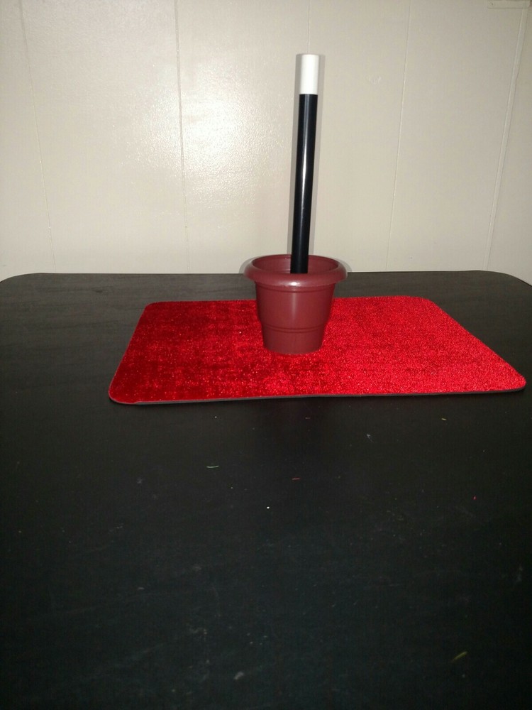 Antigravity Flower In Pot. Magic. Tricks. Illusion