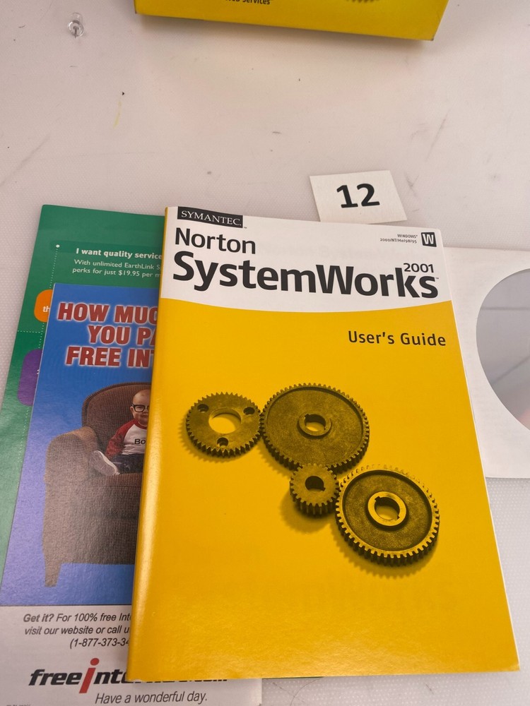 symantec Norton SystemWorks 2001 - Manual & Disc In Original Box