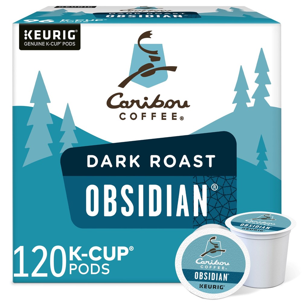 Caribou Coffee Obsidian K-Cups, Medium Roast, 120 Count