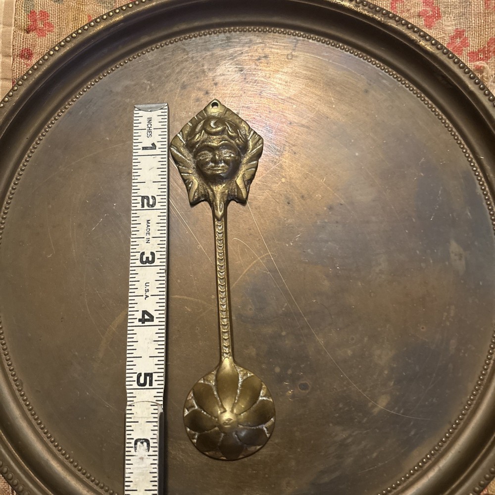 Vintage Brass Angel Candle Snuffer