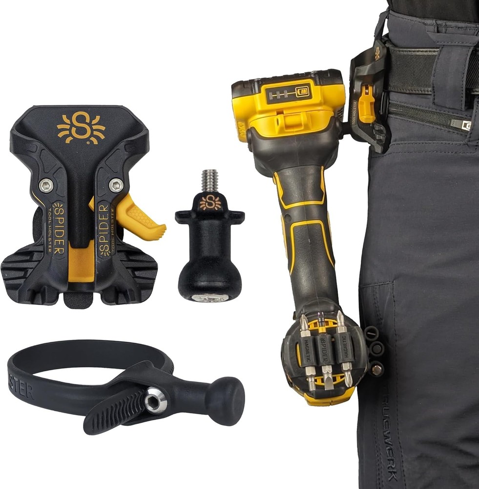 Spider Tool Holster - Pro + 1 Grip + 1 Drill Pin