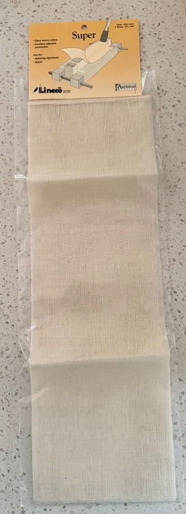 Lineco Book Binding Super Cloth 18” x36”, 1 Sheet