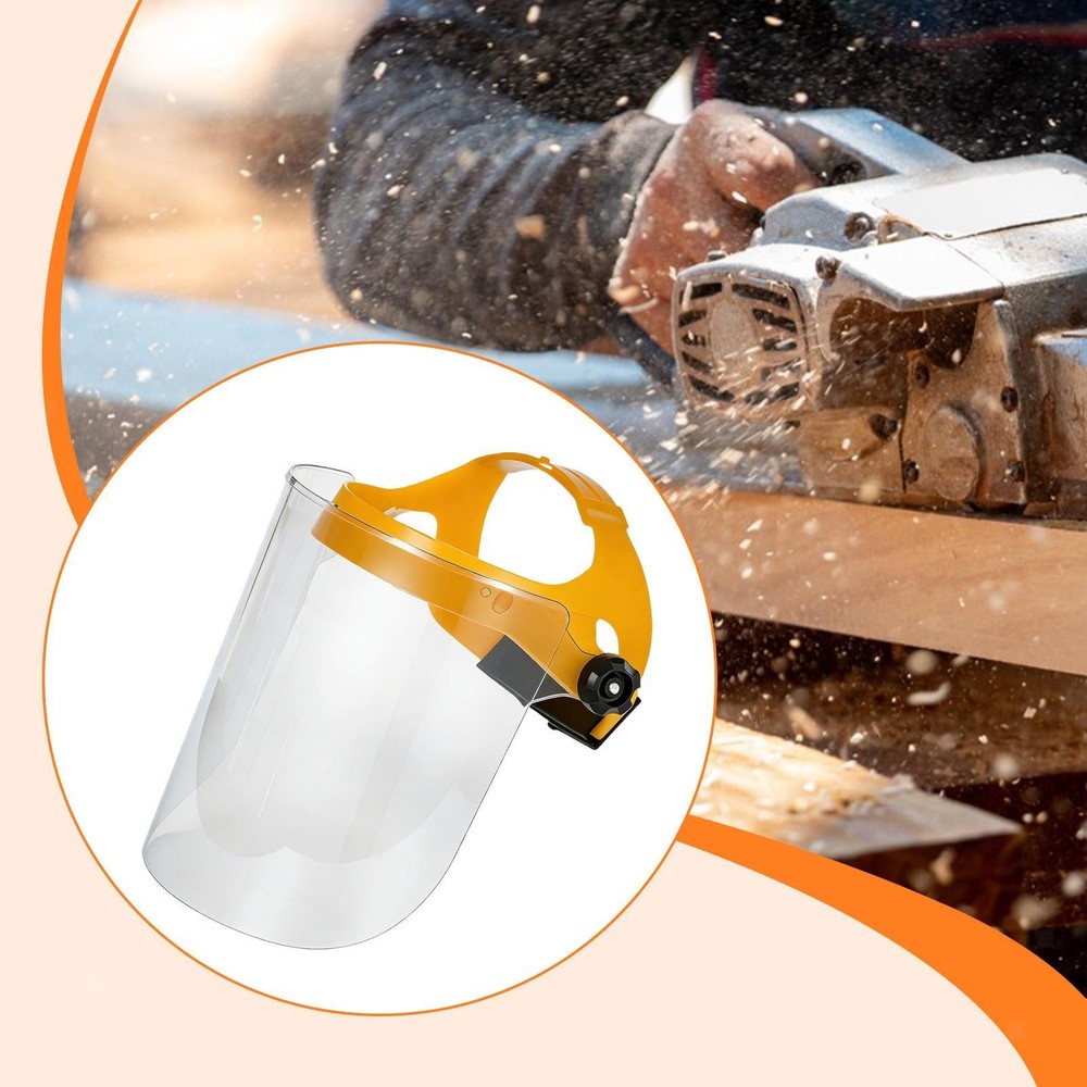 Face Shield Mask Adjustable Headgear Protector for Gardening Cutting Work