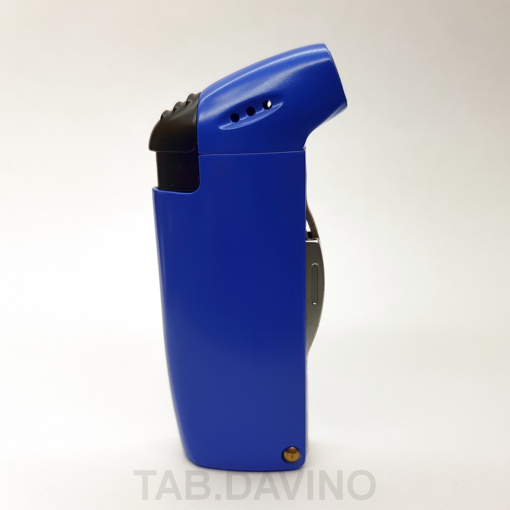 BREBBIA BLUE PIPE LIGHTER WITH CURAPIPE BOWL FLAME