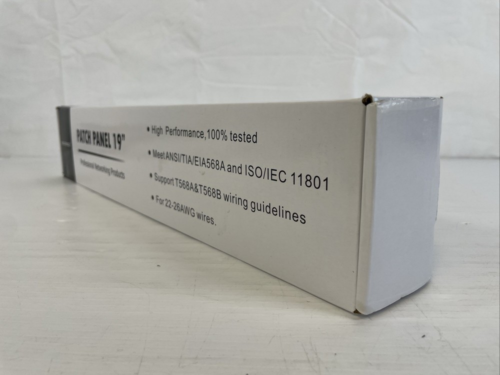 NEW Monoprice Network Patch Panel 19" 7305 MP-C6U8BBH48 Ethernet