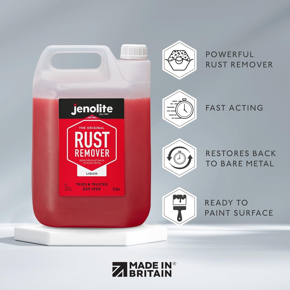 Original Rust Remover Liquid - Removes Rust - 1.32 Gallon 5 Litre