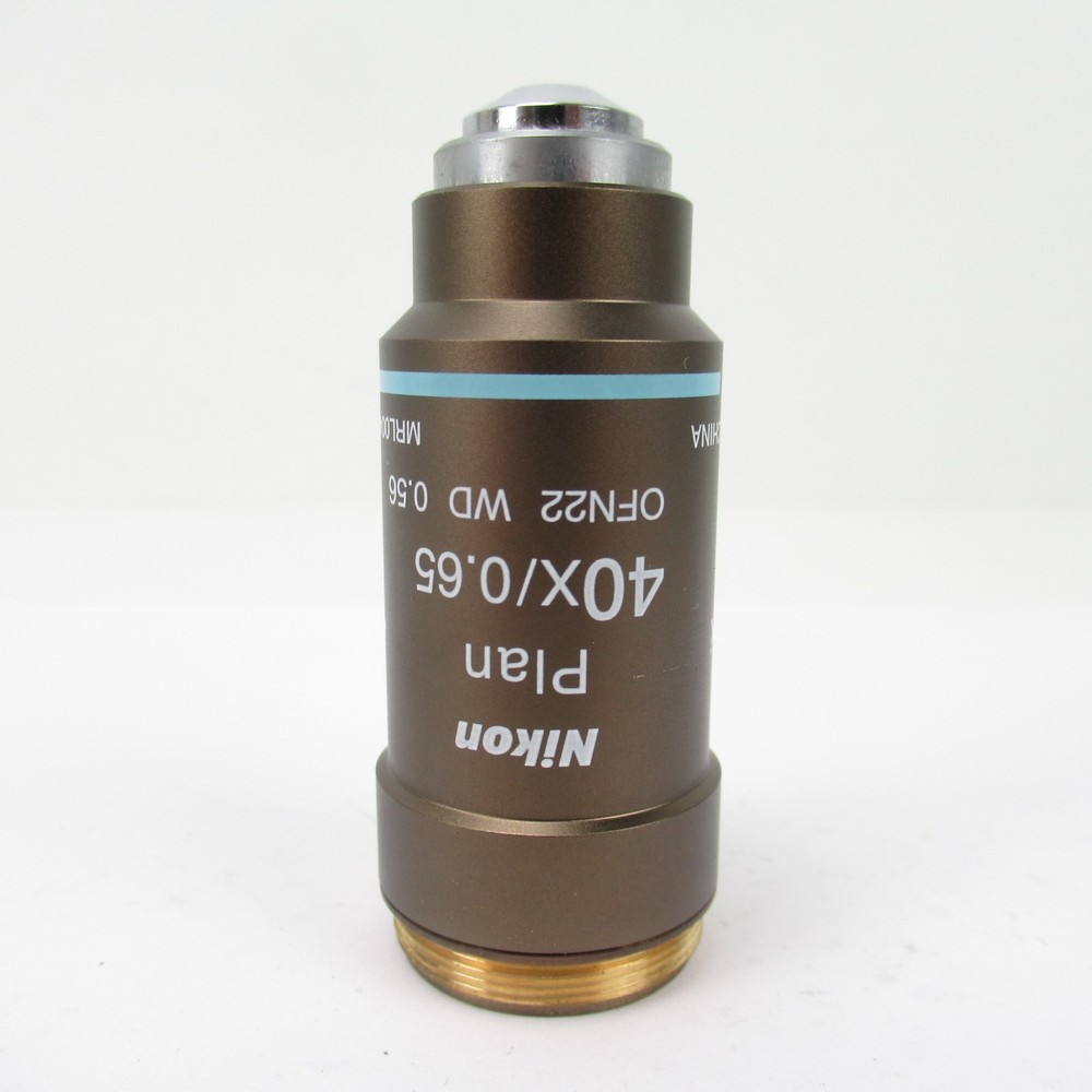 NIKON PLAN 40X/0.65 OFN22 CFI MICROSCOPE OBJECTIVE LENS FOR ECLIPSE SERIES