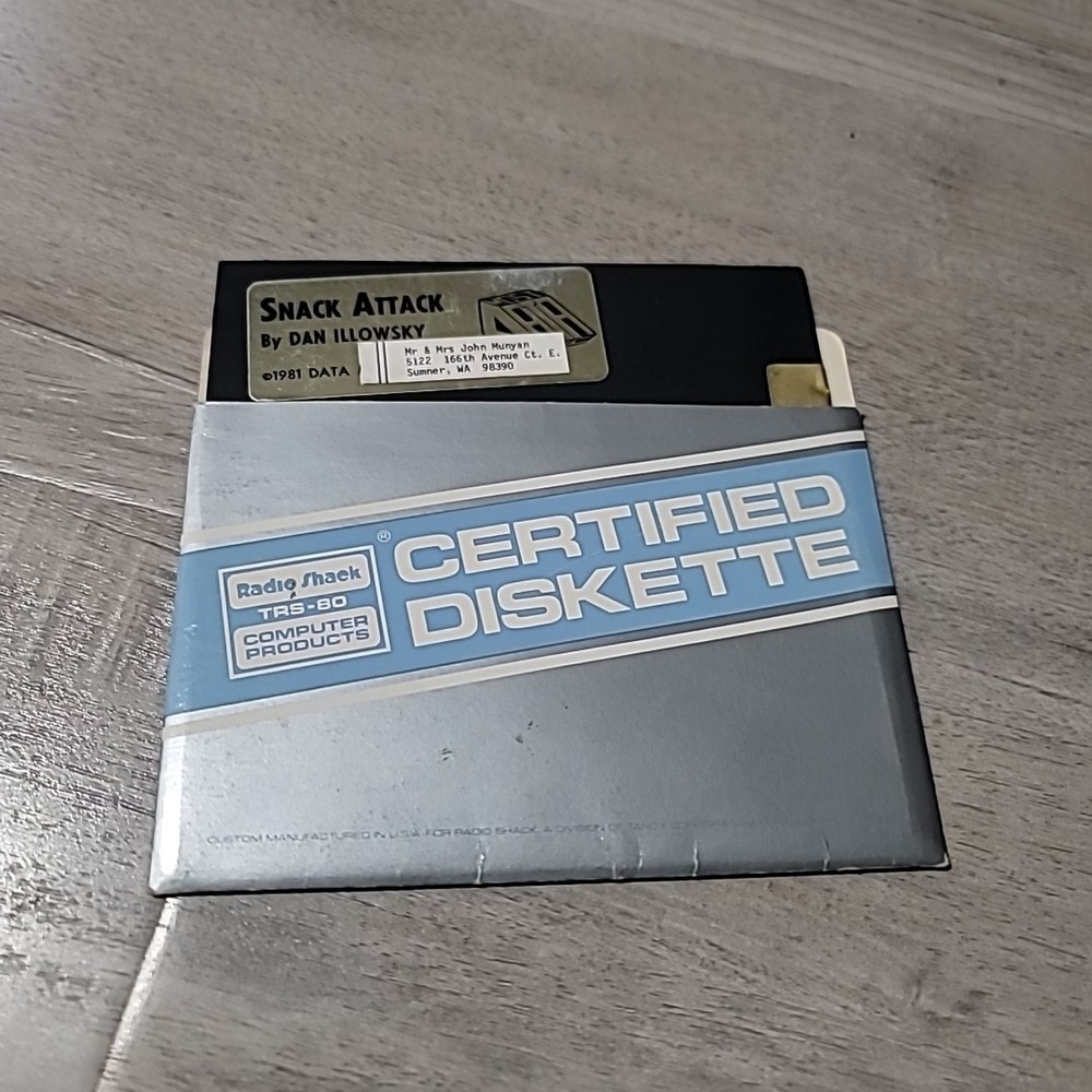 Snack Attack - Datamost - 1981 / Apple II