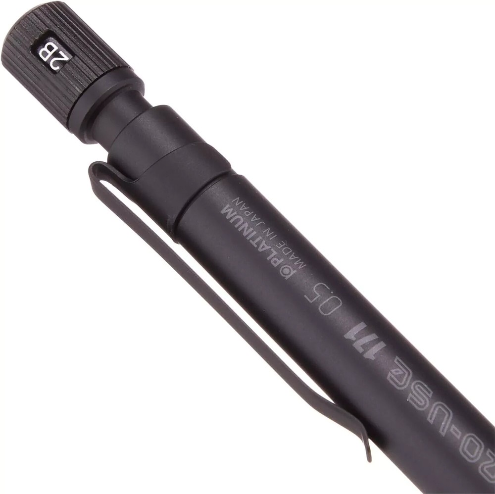 Platinum MSDA-2500B Drafting Sharp Professional Use 171 0.5mm Matte Black