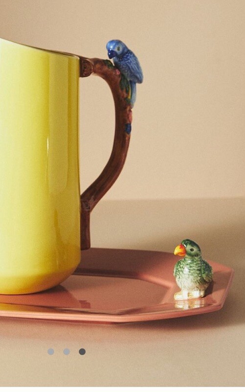New Anthropologie Loro Bird Platter
