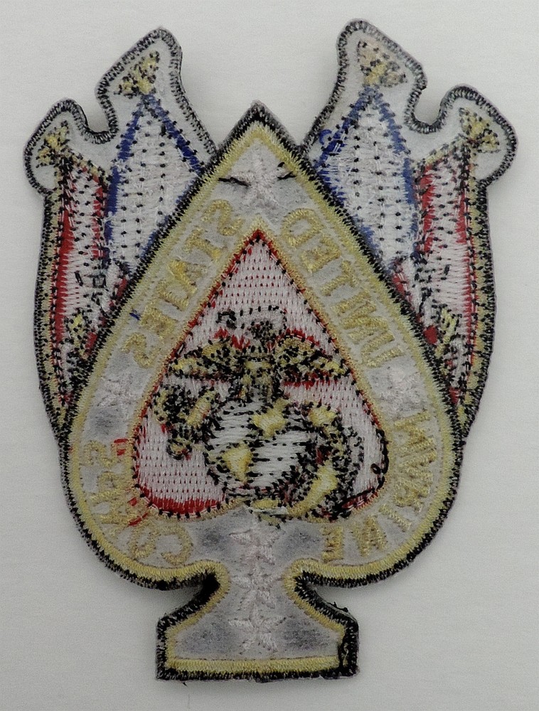 UNITED STATES MARINE CORPS SPADE 3.5" Patch