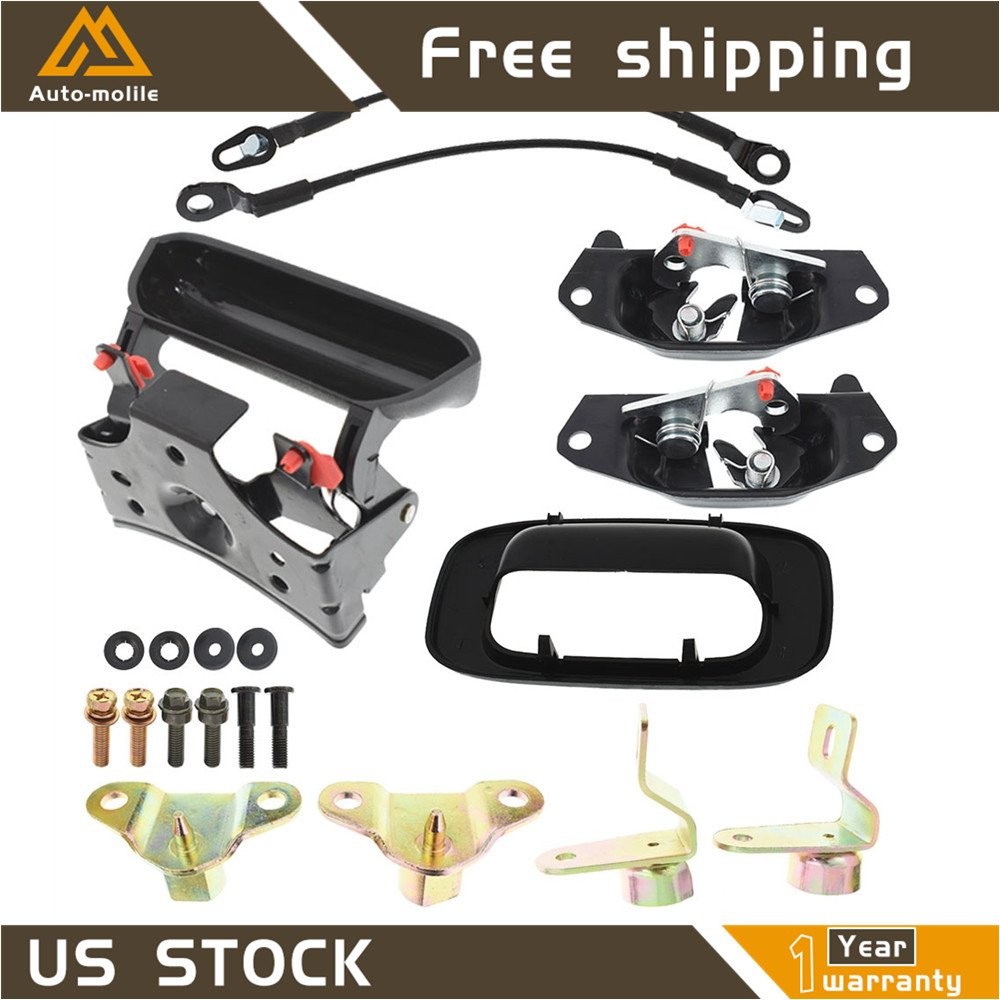 For Silverado Sierra 1999-06 2007 Tailgate Handle Hinge Latch Striker Cable Kit