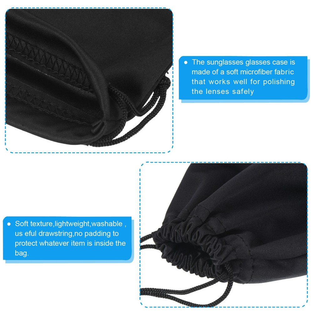 Ski Goggle Bag & Case, EVA Glass Case Box with Microfiber Goggle Pouch