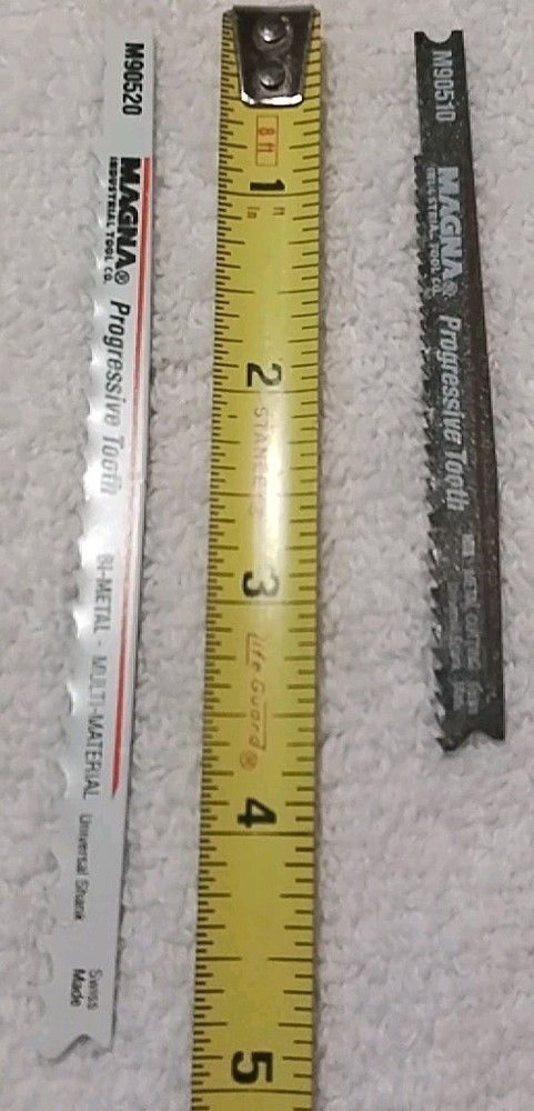 10pc MAGNA ASSORTED SIZES JIGSAW BLADES "SWISS MADE "