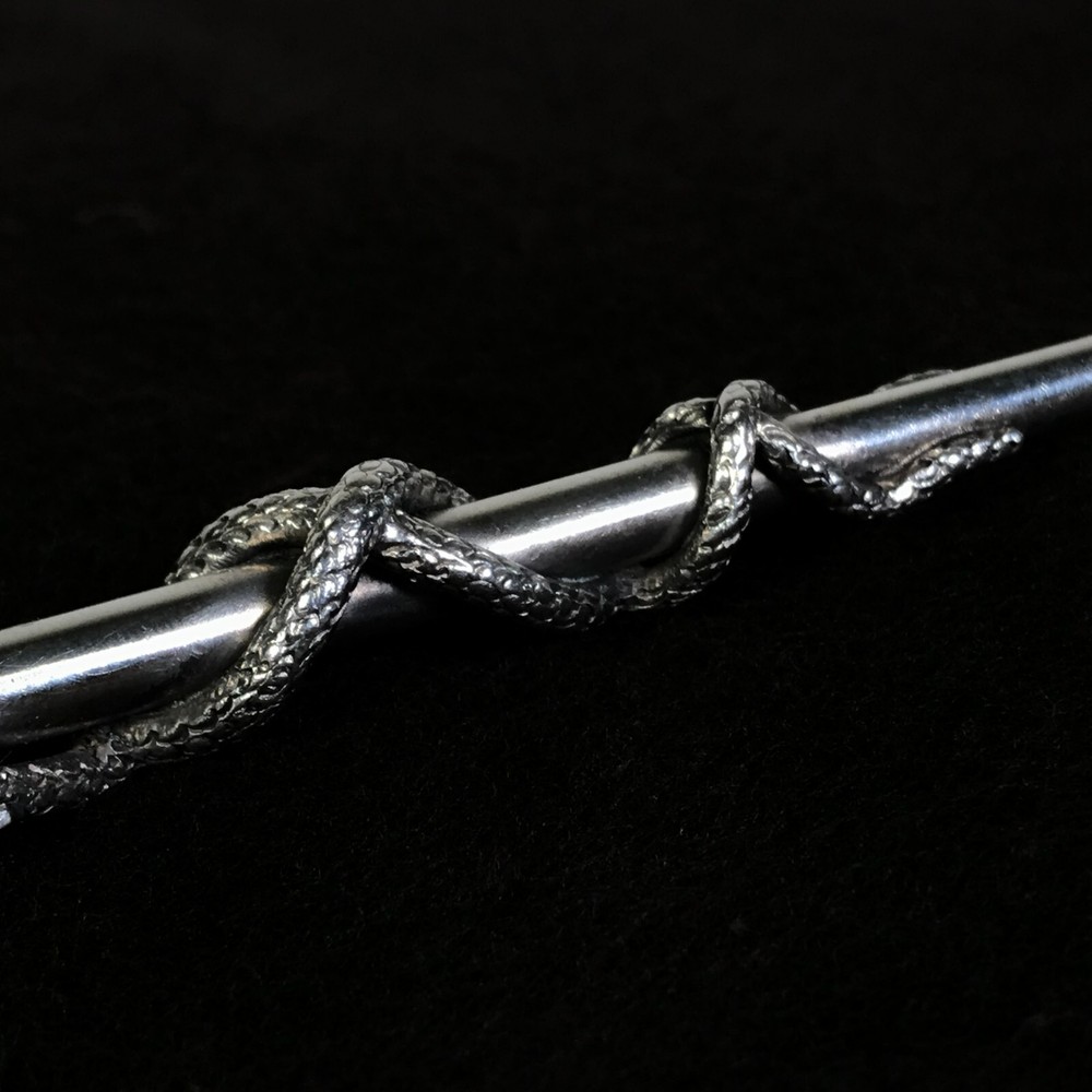 Figural Continental 800 Silver Spoon Stork Birds & Snakes