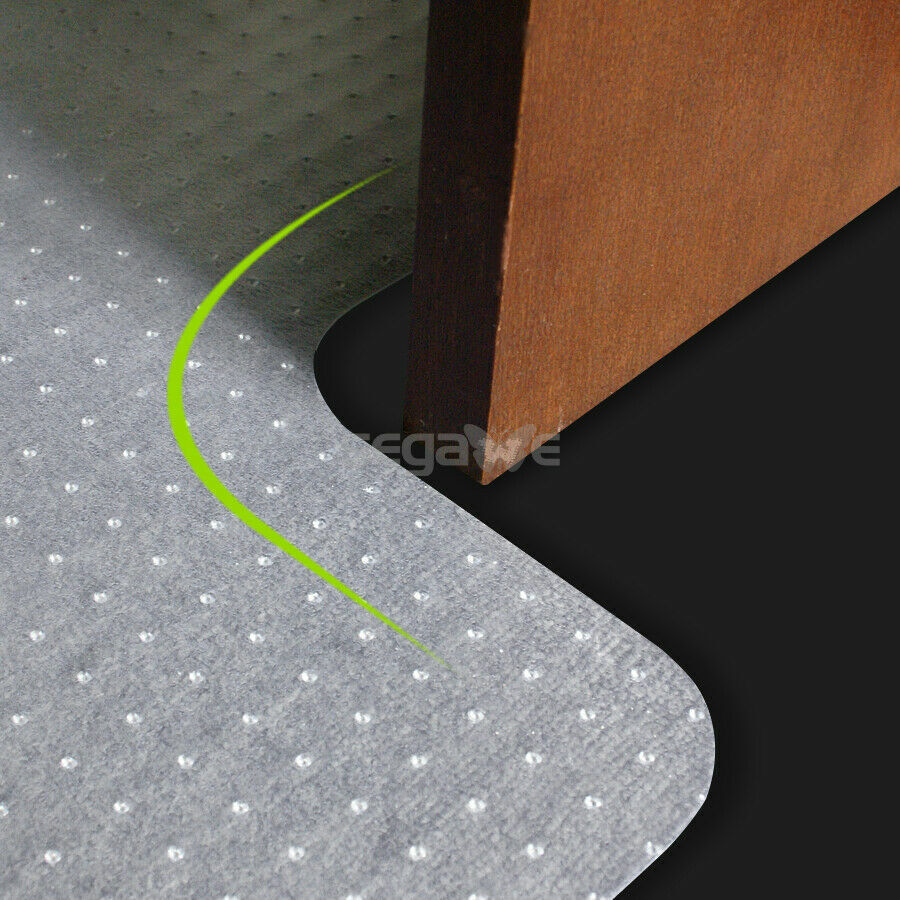 6Pcs 48'' x 36" PVC Chair Floor Mat for Carpets up to 3mm Thick, Rectangular