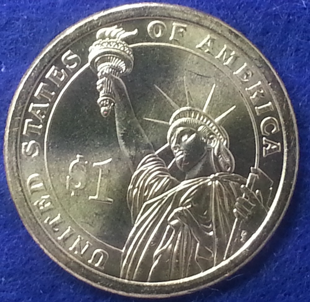 2007 P Thomas Jefferson Presidential Dollar From Mint Roll - Position B