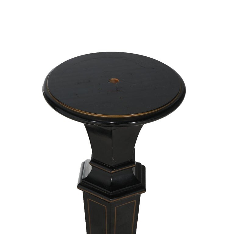 Pair of Neoclassical Ebonized Pedestals C1900