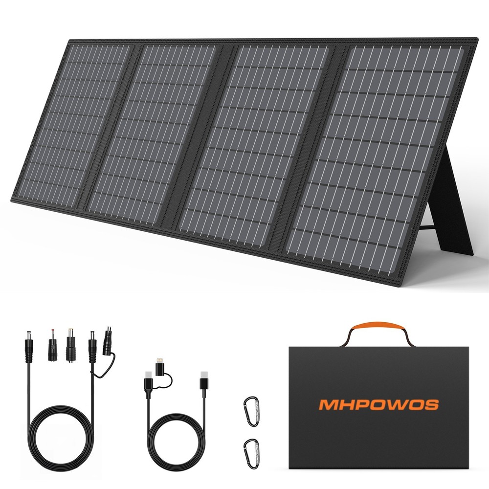 60W Solar Panel For Jackery Portable Power Station Explorer 300 Outdoor Camping