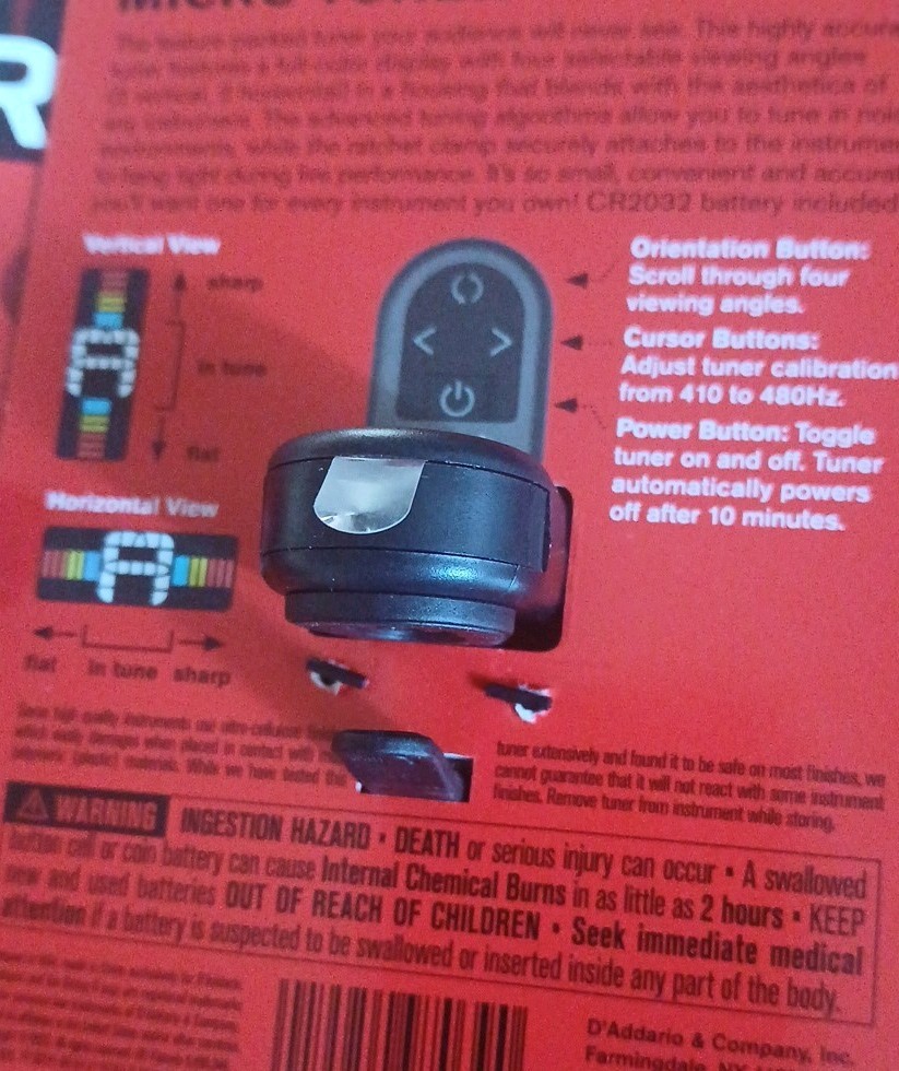 2 Micro Tuner - D'addario.