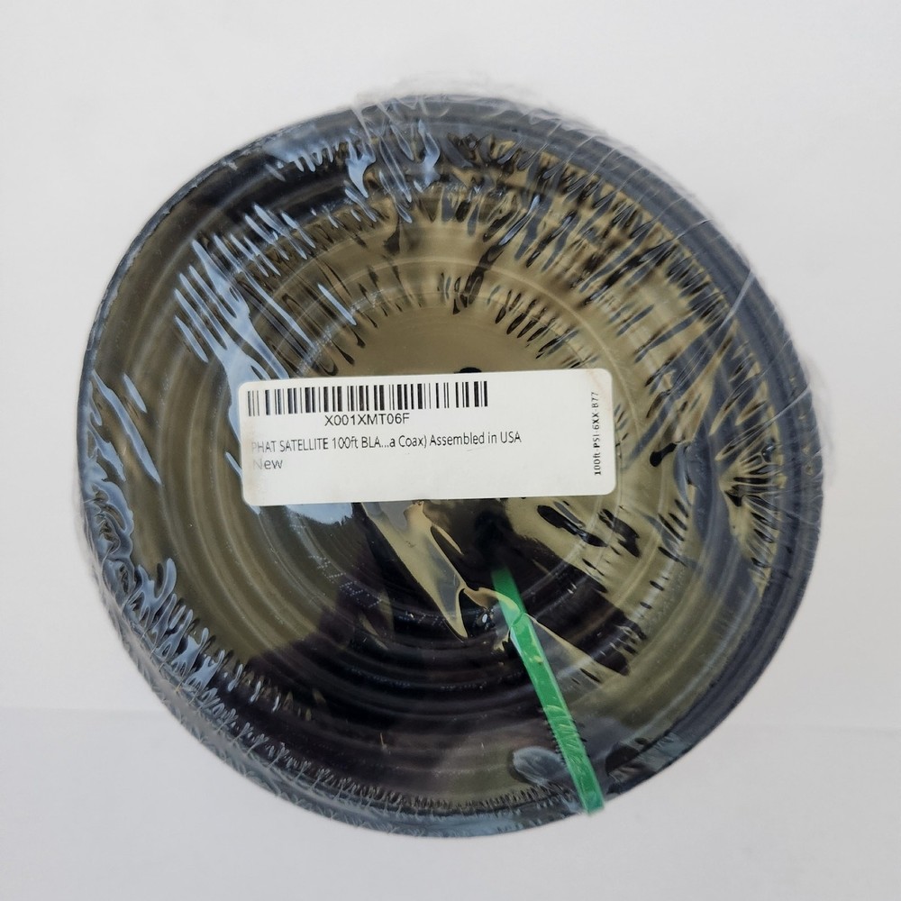 100 feet coax cable new in pack