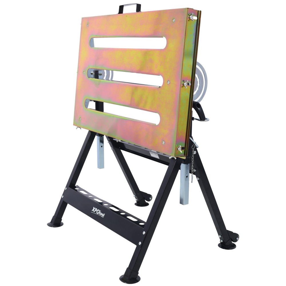 Adjustable Welding Table 30"x20", Folding, 400lb Capacity, Wheels