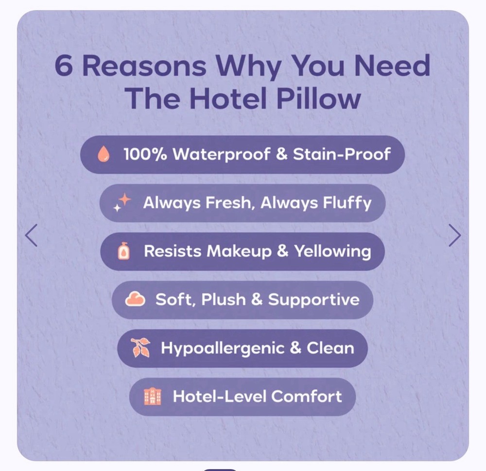 Mellow hotel Pillow standard
